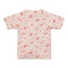 Taupe UV t-shirt met krabben - Crab and lobster